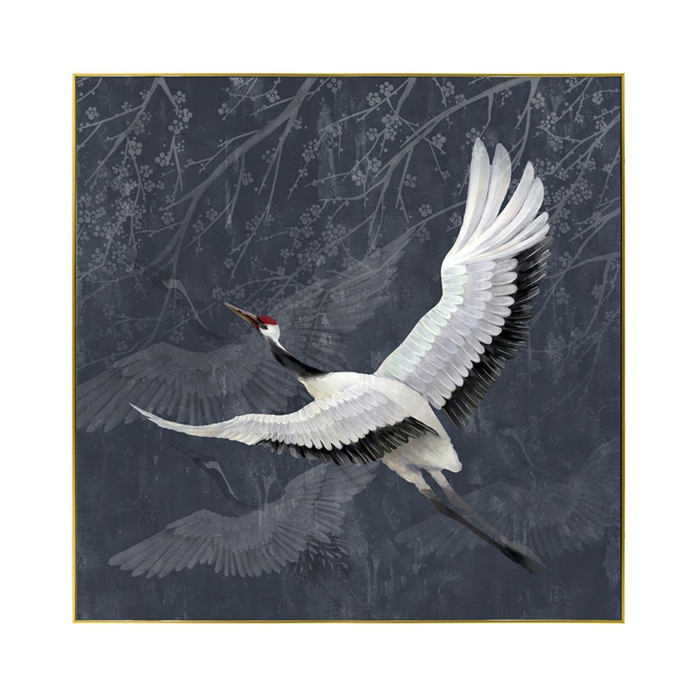 Tablou GOLENT CRANE 83 CM