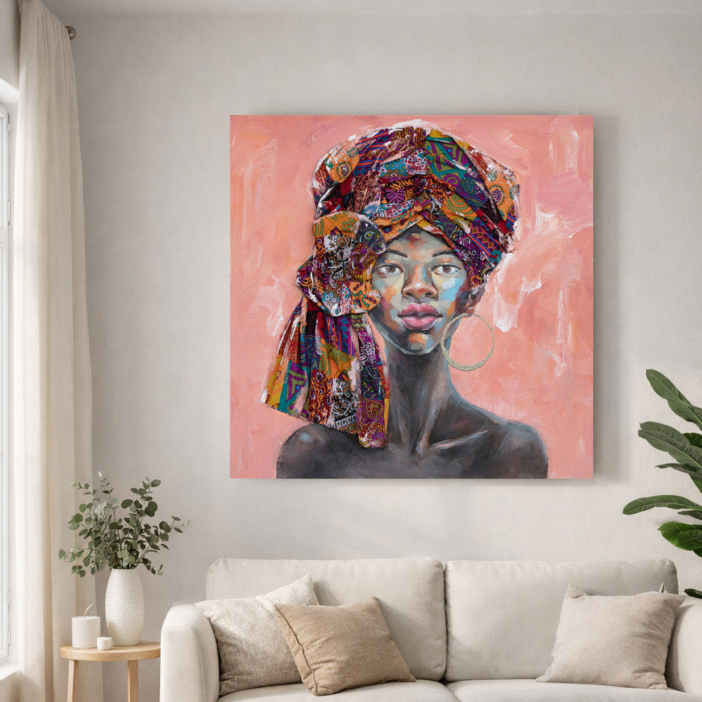 Tablou ULRIKA, 80 × 80 × 4 cm — imagine 2