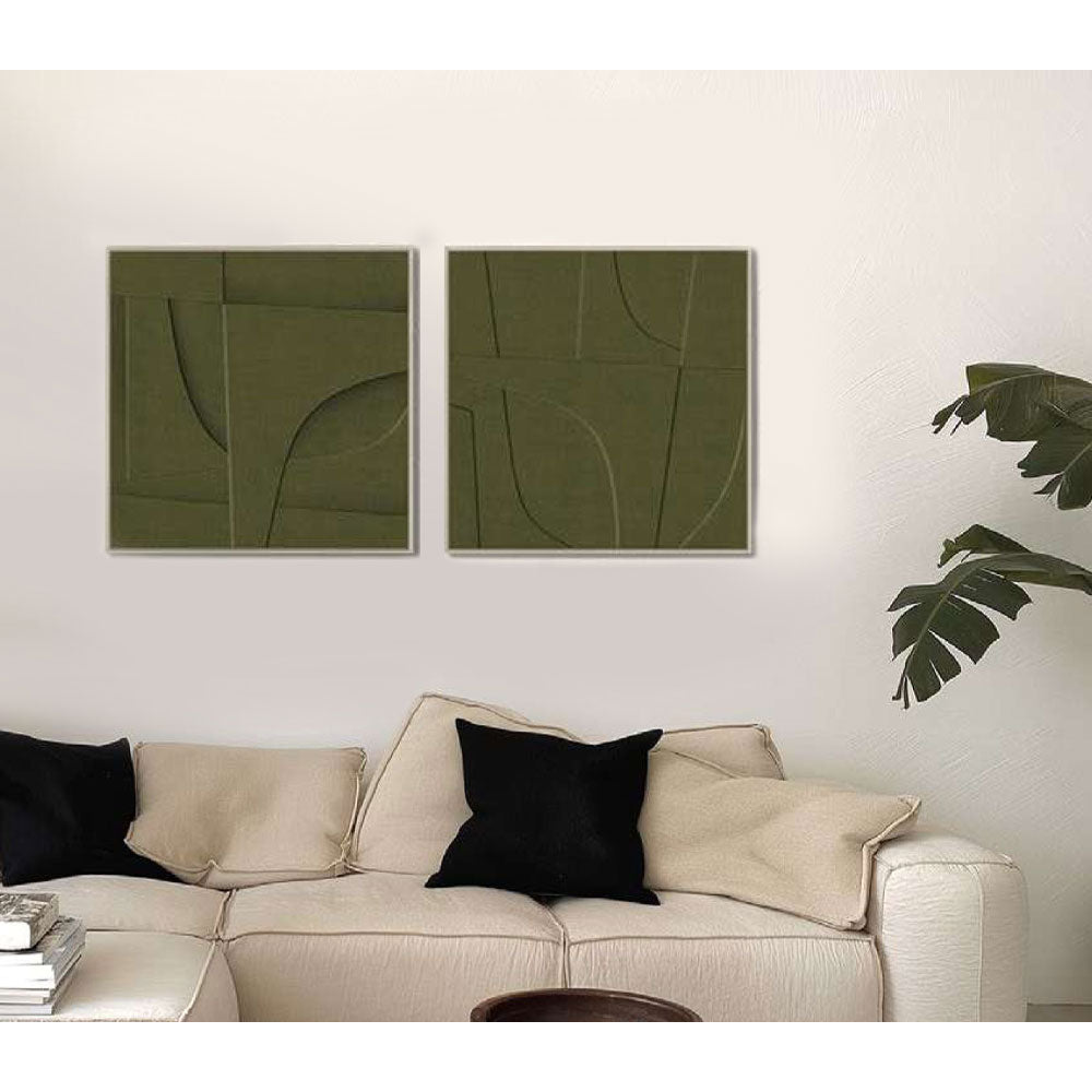 Tablou ELLINOR 02, 77 × 77 × 4 cm — imagine 2
