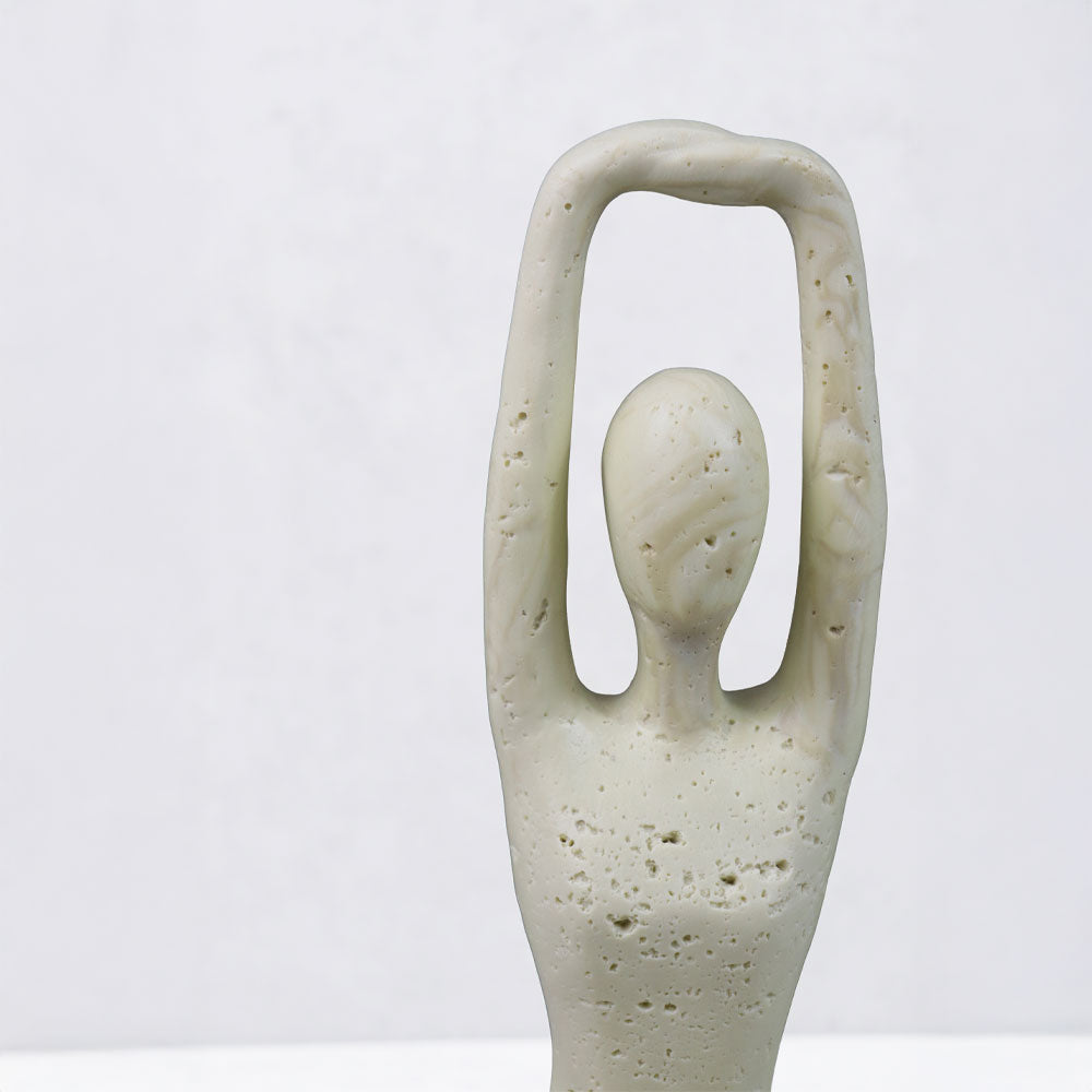 Figură decorativă SKELLUND 03, 13 × 8 × 21 cm — imagine 2