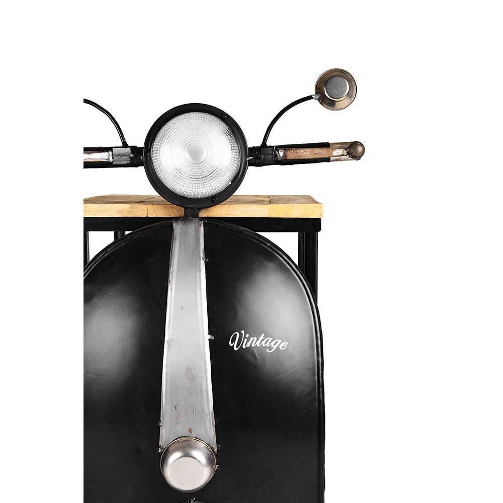 Masuta de cafea RALIO VESPA BLACK 61 x 45 x 85 CM