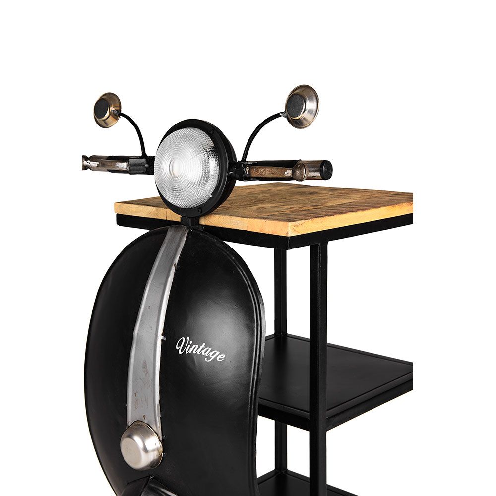 Masuta de cafea RALIO VESPA BLACK 61 x 45 x 85 CM
