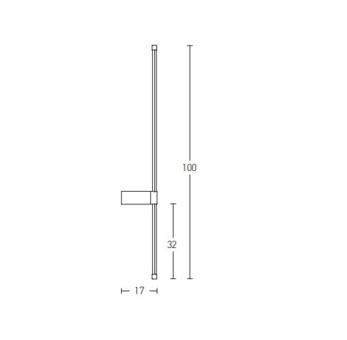 Aplica de perete STEOR 100CM - P