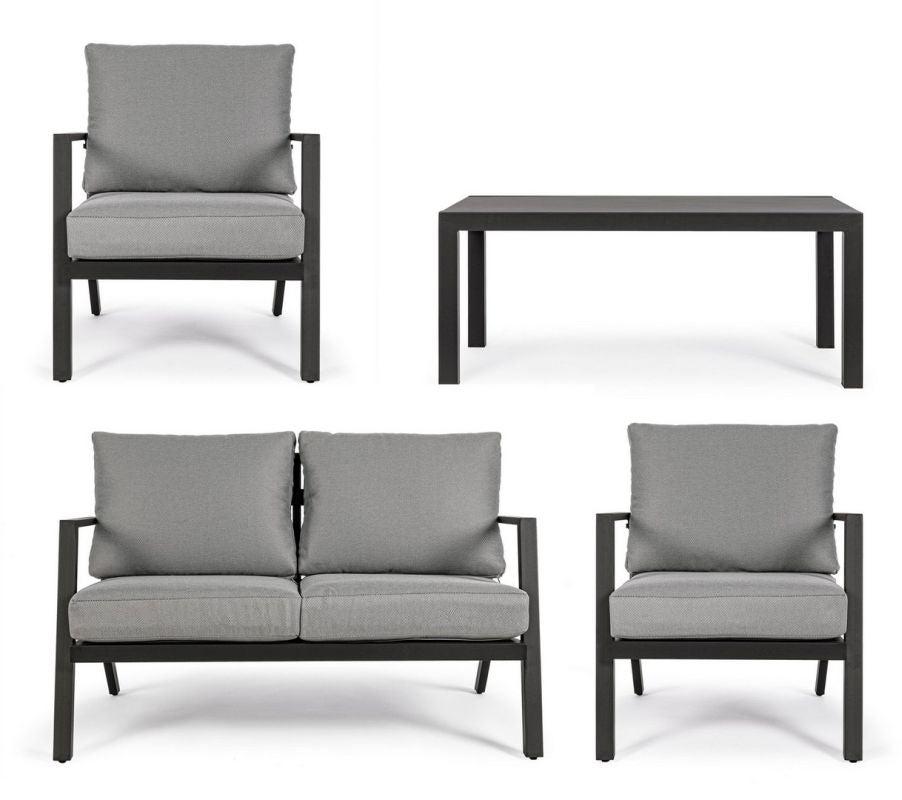 Set pentru exterior HARLEY CHARCOAL 4PCS
