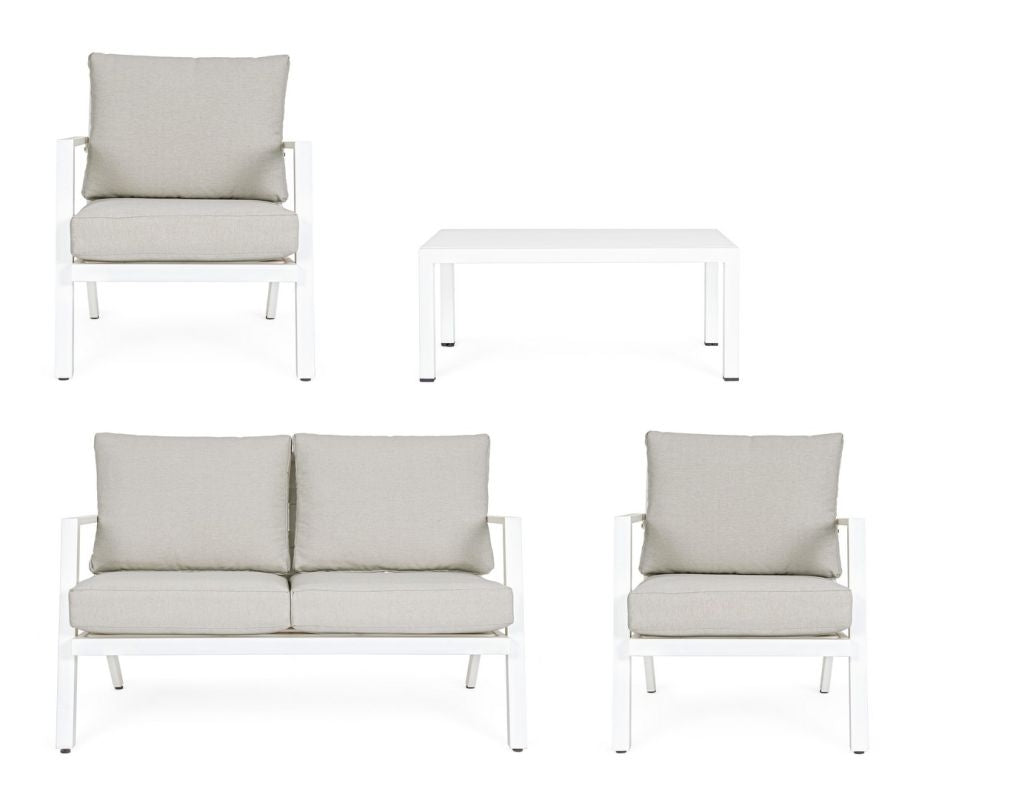 Set pentru exterior HARLEY WHITE 4PCS