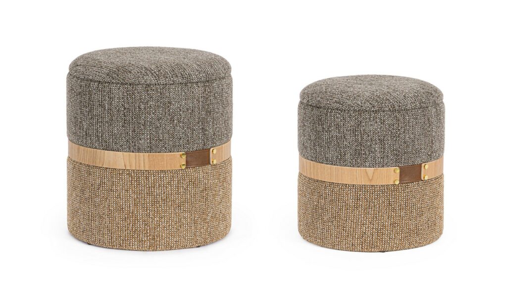 Set 2 taburete TALYA SAVANA POUF