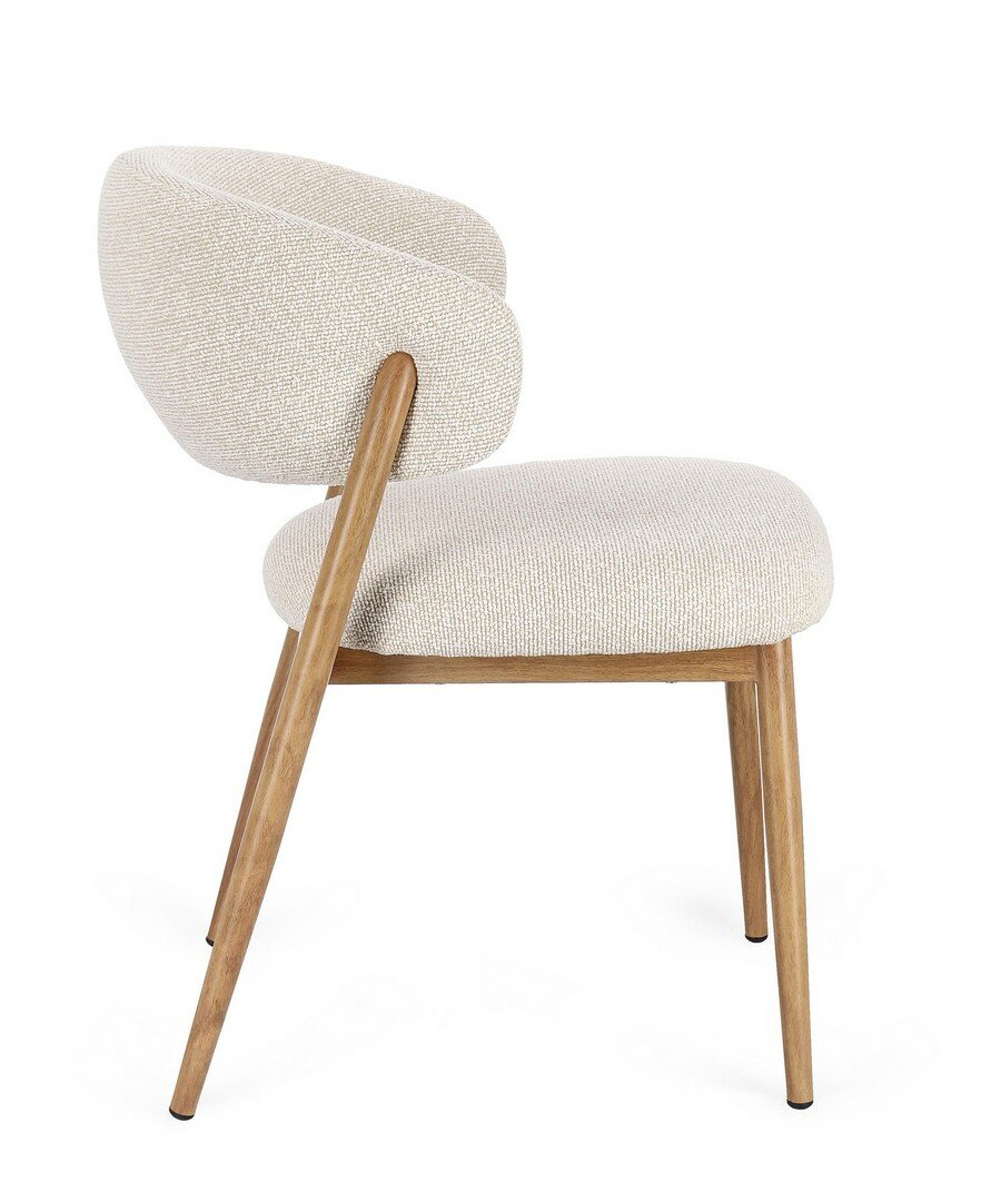 Scaun CASSANDRA NATURAL/LINEN