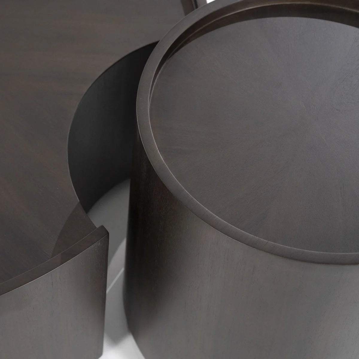 Set 2 masute de cafea NEBIA Ø40/90 x 45/35 CM