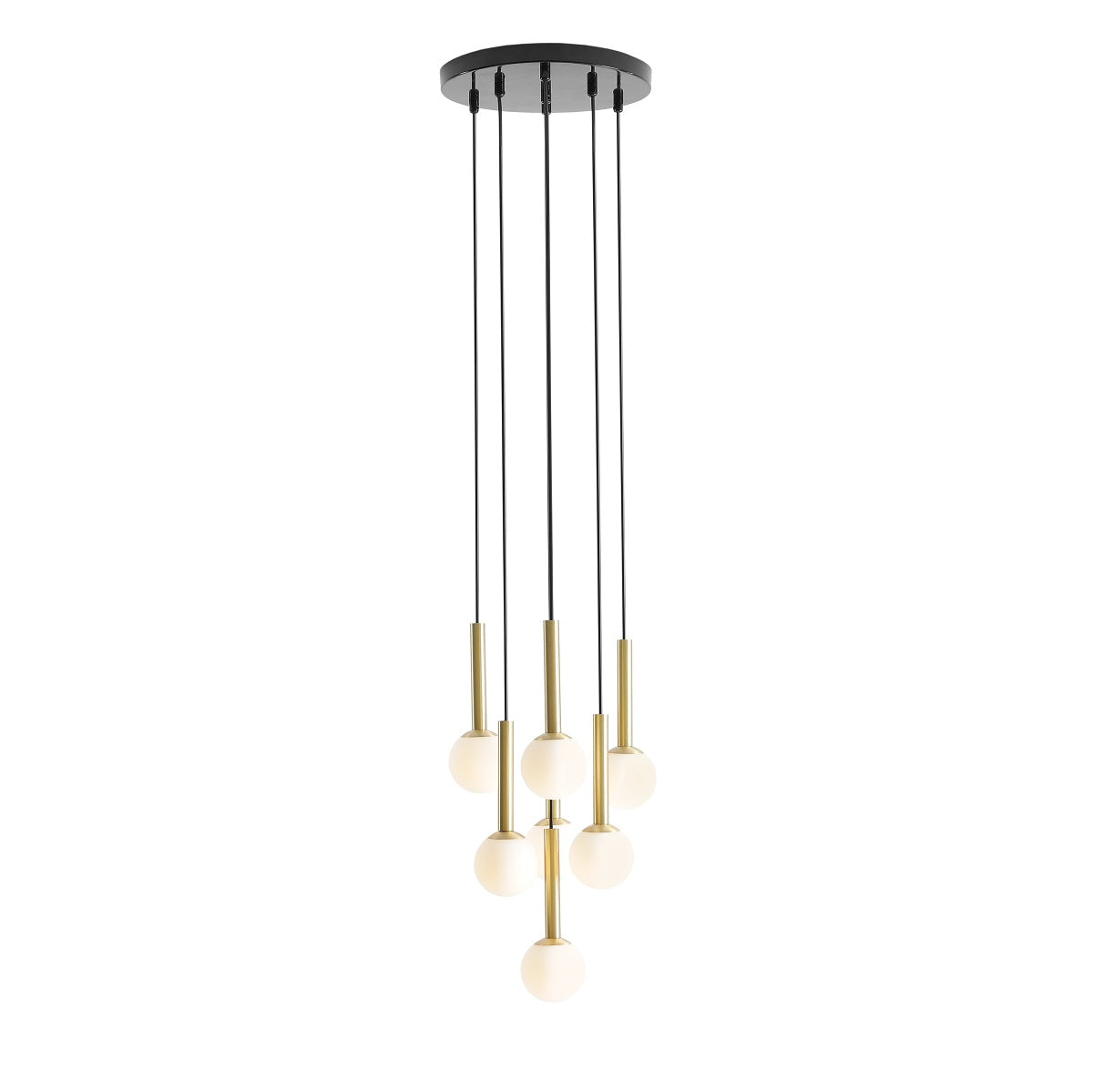 Lampa suspendata GUIRA 7 BLACK