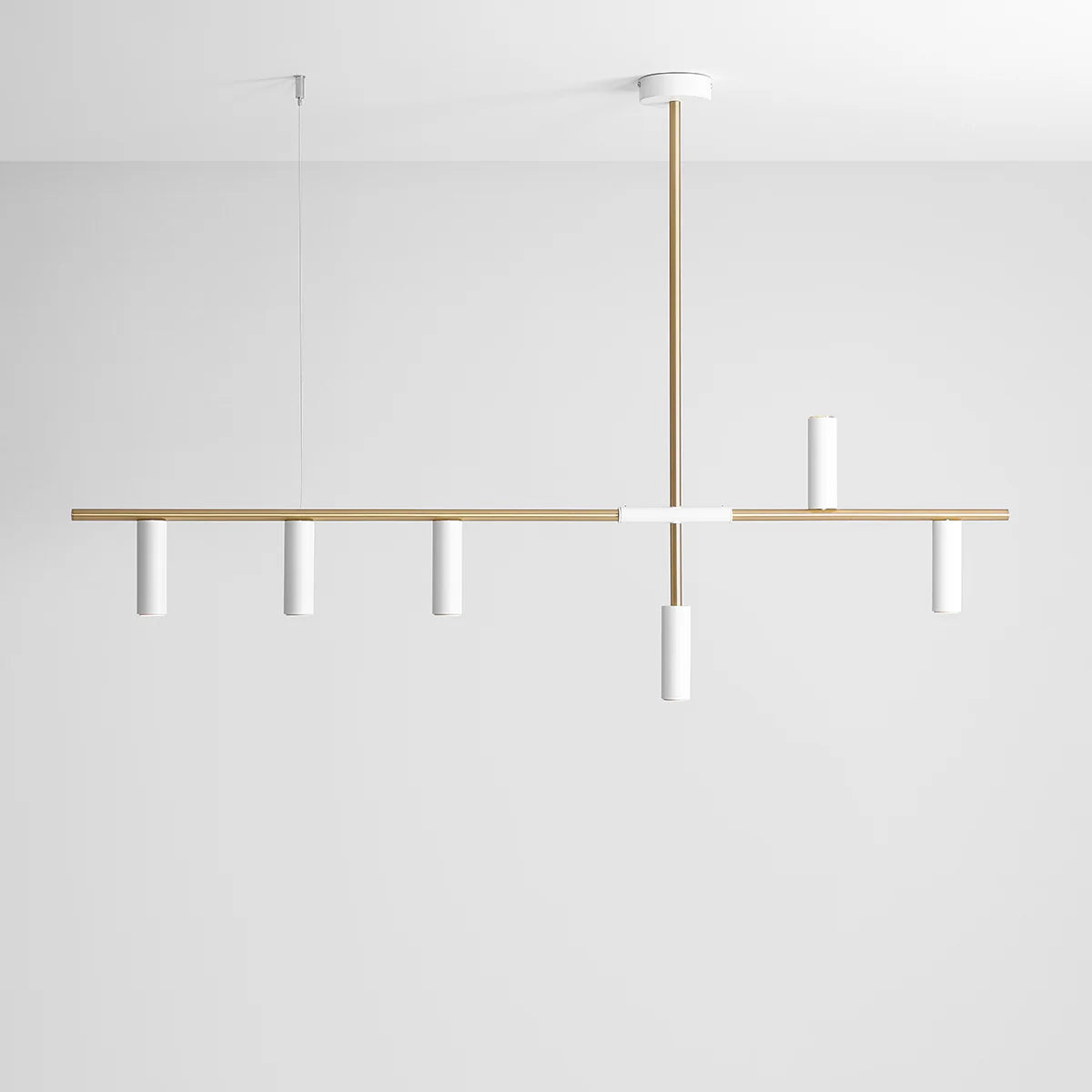 Lampa suspendata VERAN 6 BRASS