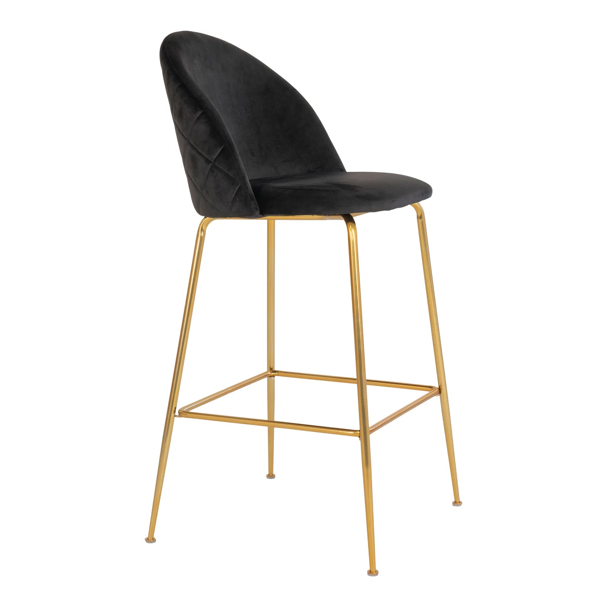 Scaun de bar SILVRA VELVET H76 CM