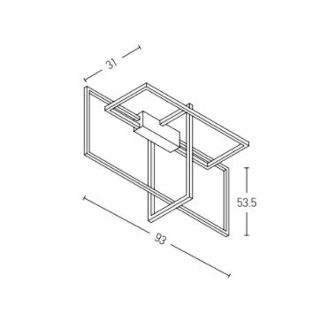 Plafoniera dimabila FANY 53