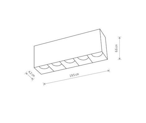 Spot aplicat ZEDOS 20W