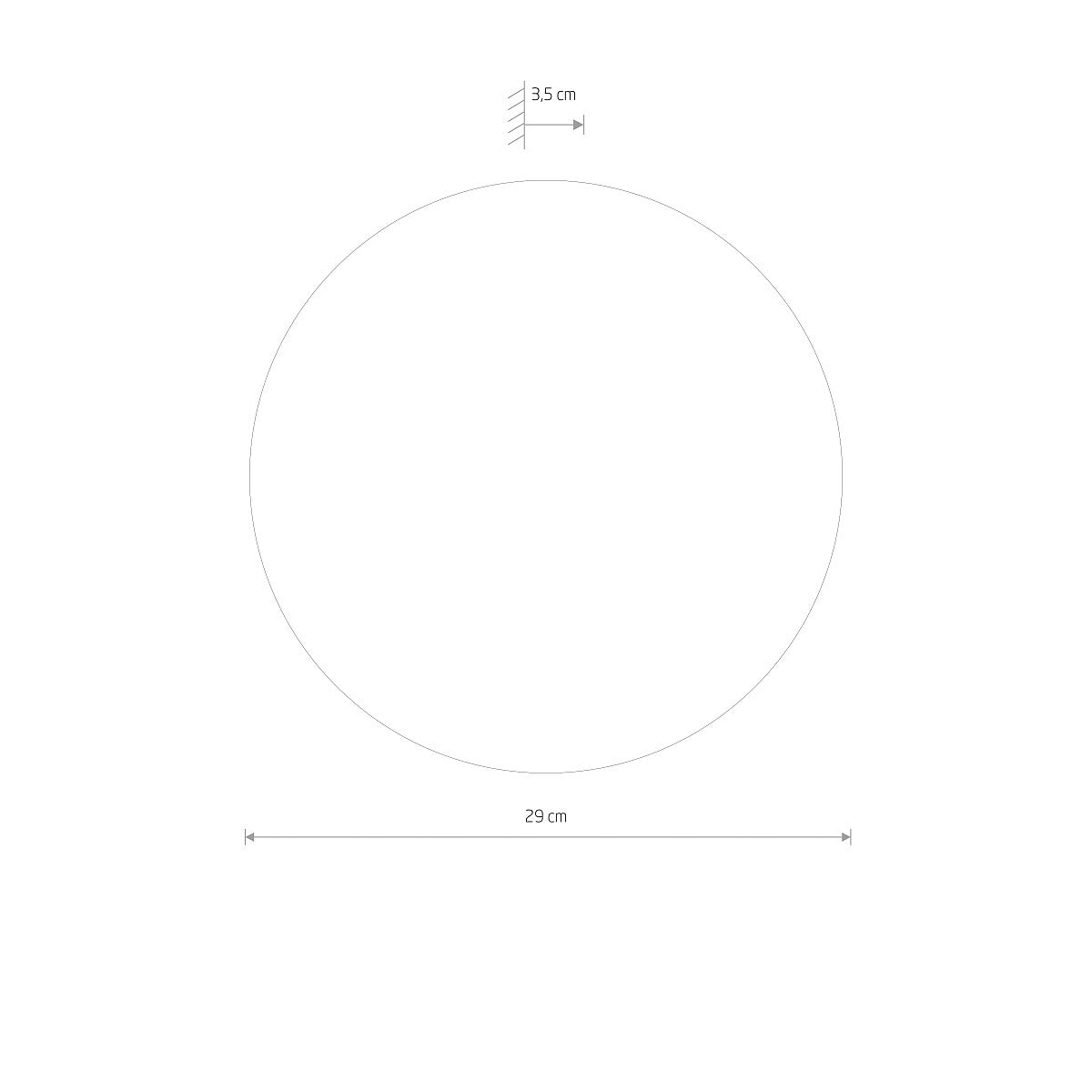 Aplica de perete FALUNA MIRROR