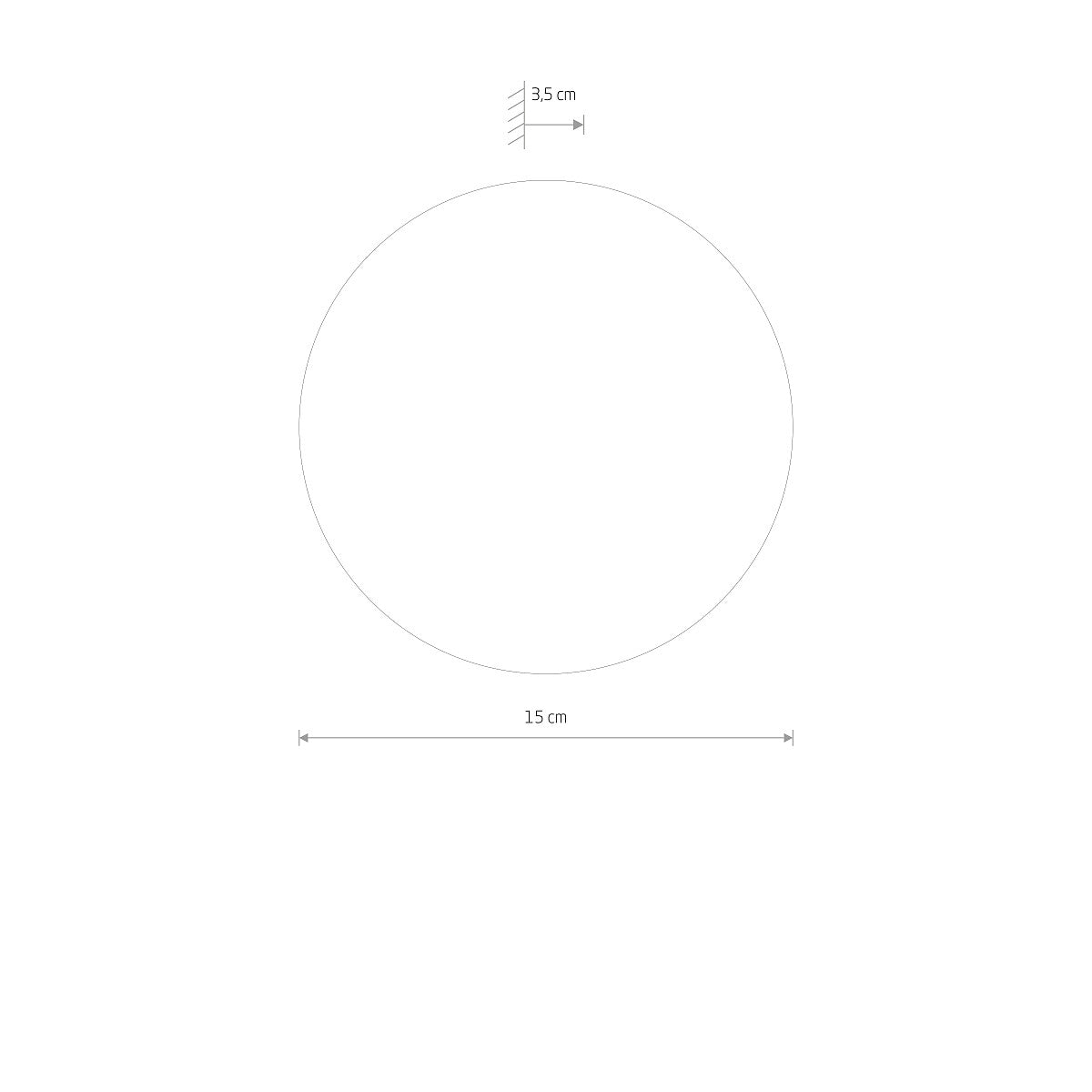 Aplica de perete FALUNA WOOD GOLD