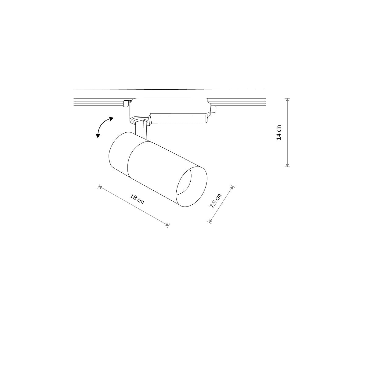 Proiector pe sina INES 30W