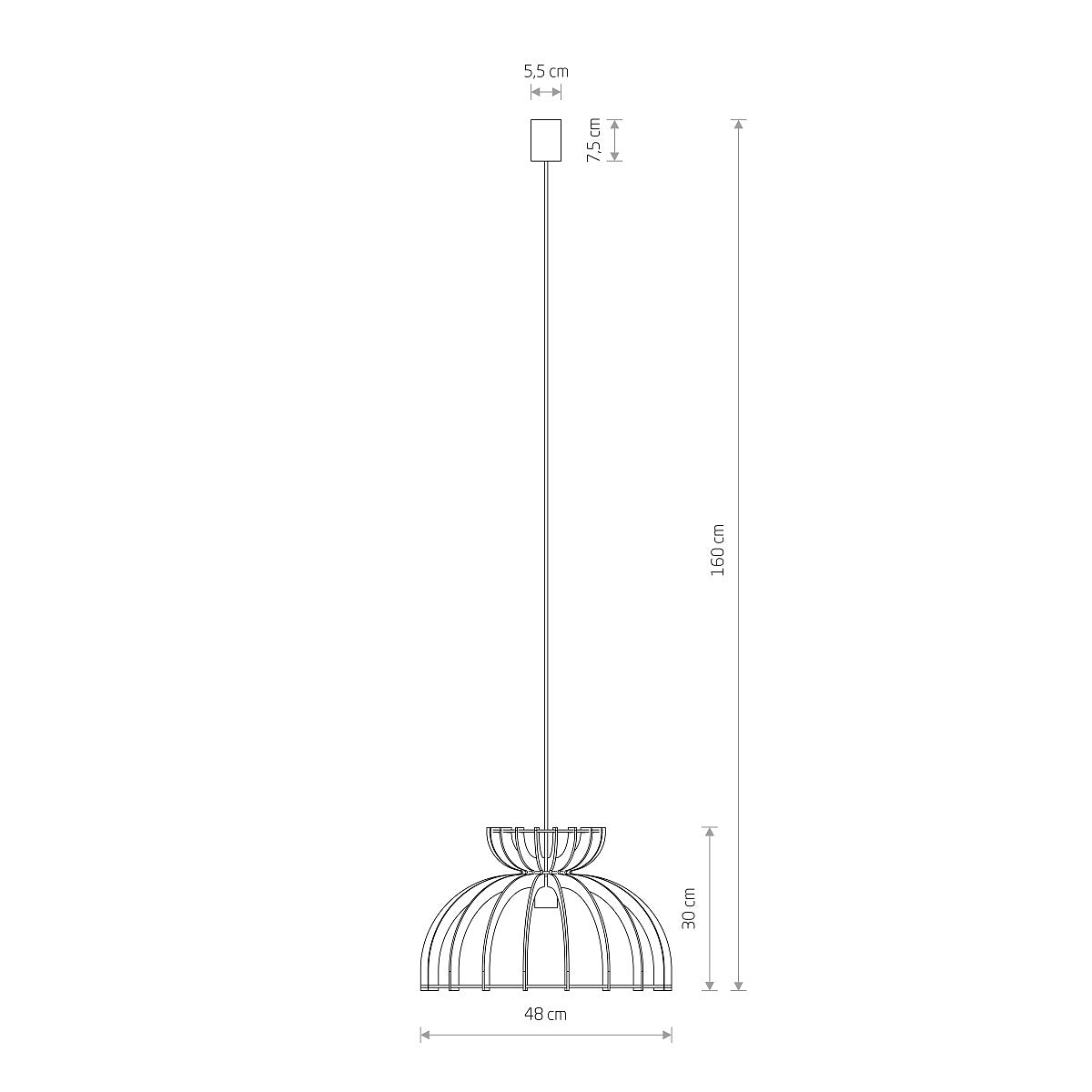 Lampa suspendata UDONE C