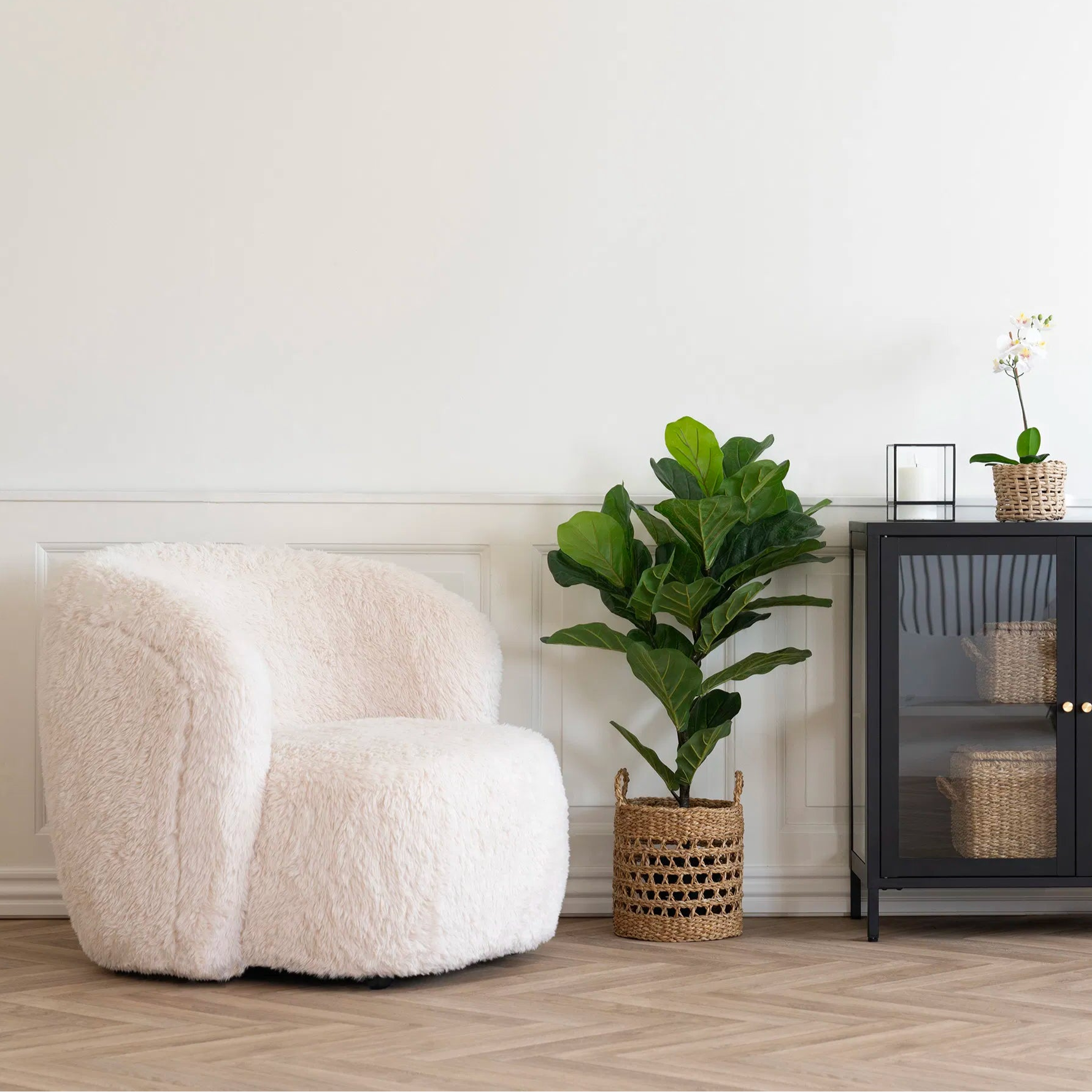 Fotoliu FIOREZ OFF WHITE