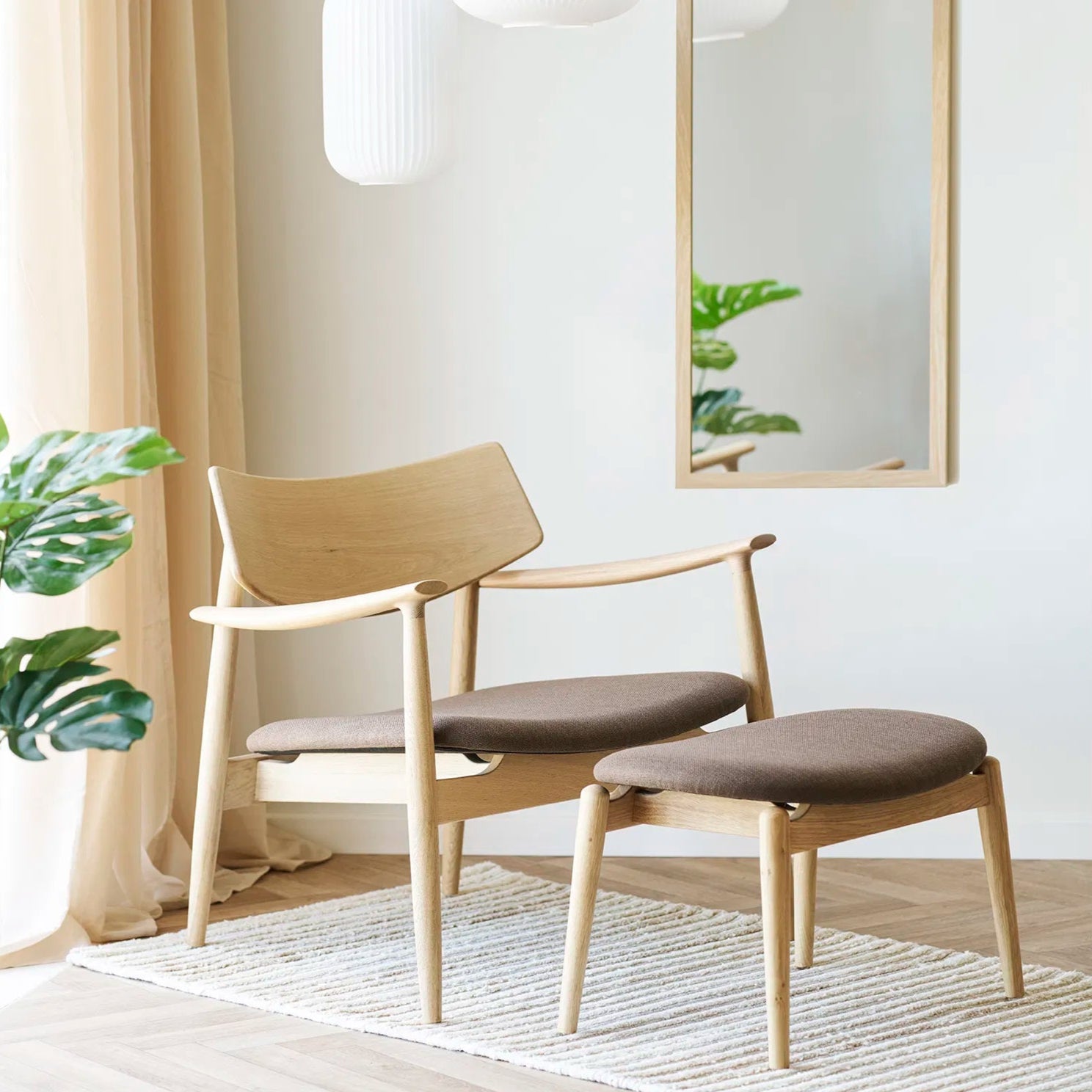 Fotoliu cu taburet MERALO