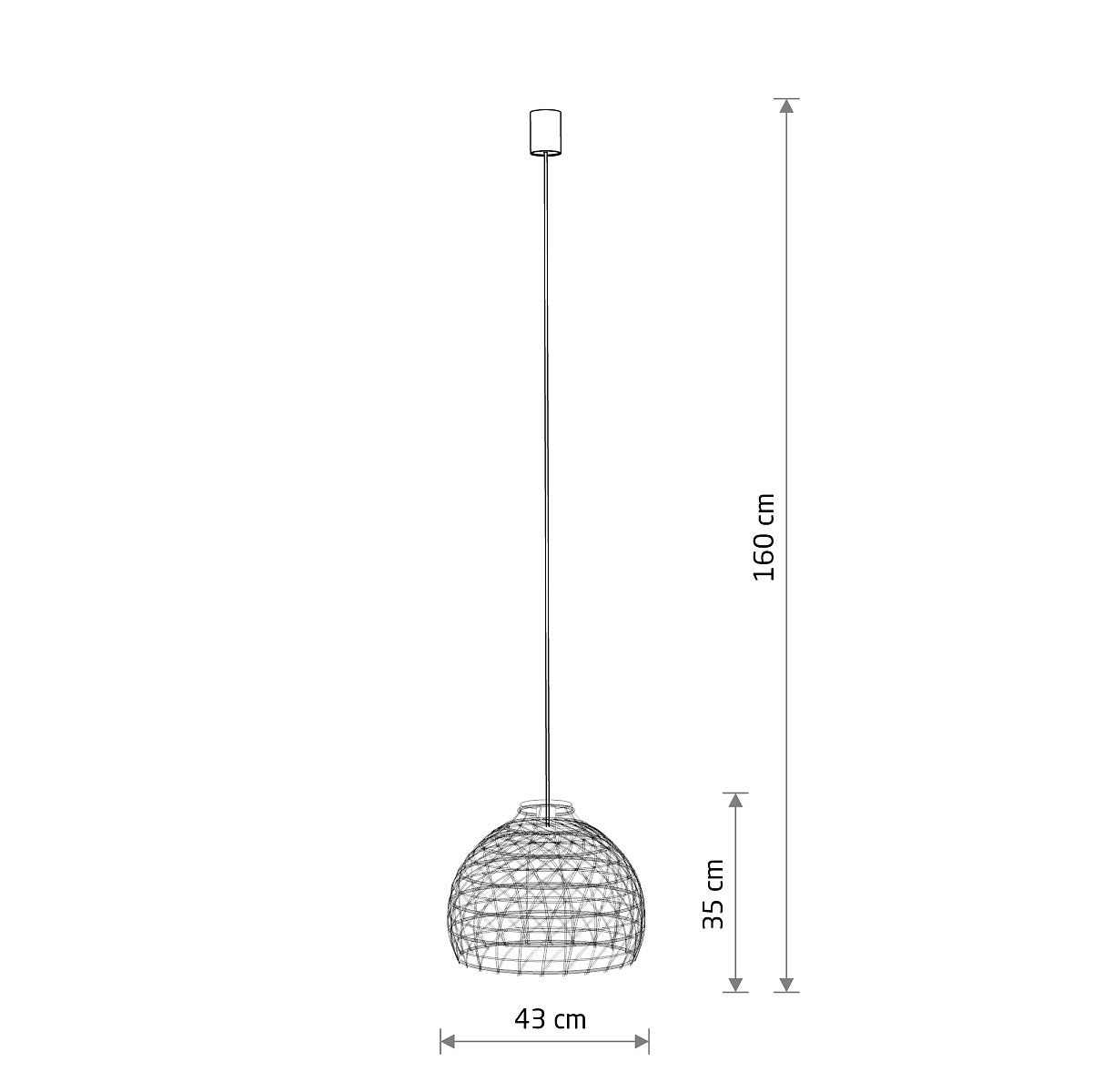 Lampa suspendata OHAIO M