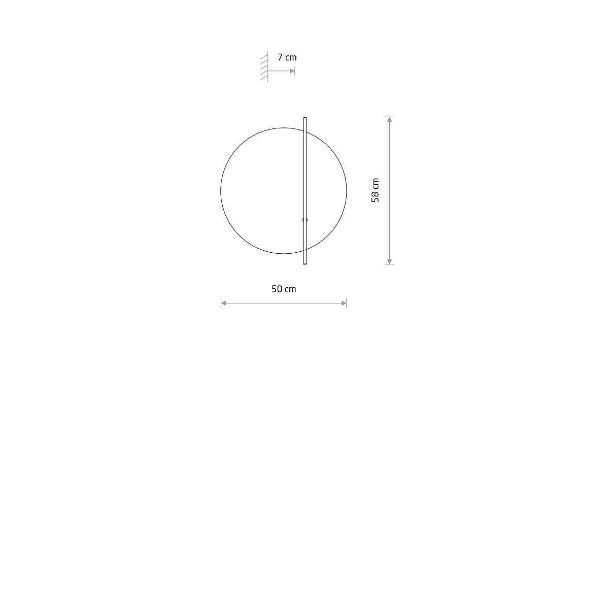 Aplica de perete SANTANDE LED D