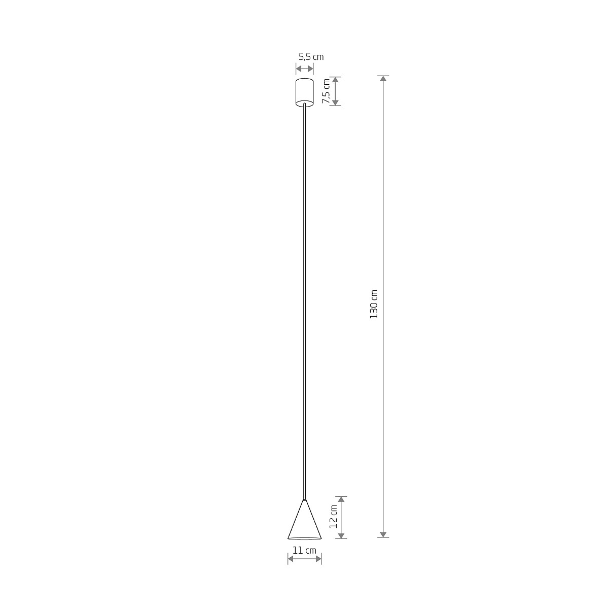 Lampă suspendată ZENITA XS