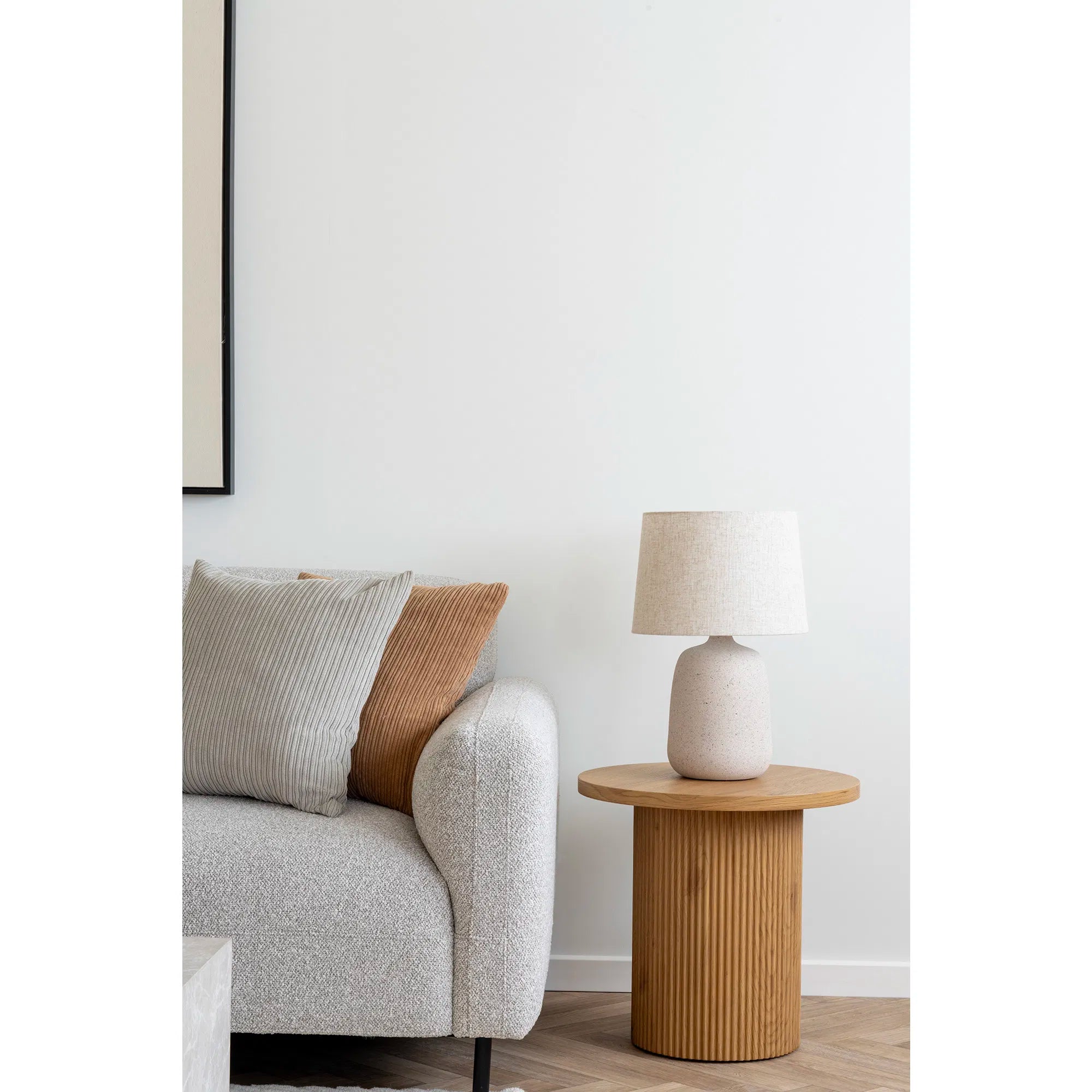 Coltar stanga/dreapta ALVADOR boucle 265 CM