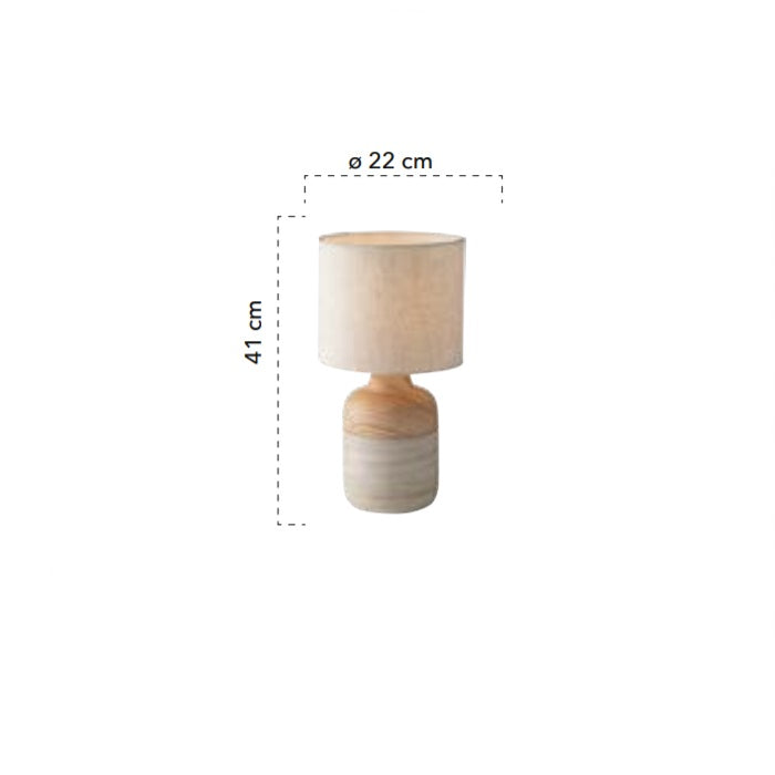 Veioza WOODY ø 22 cm