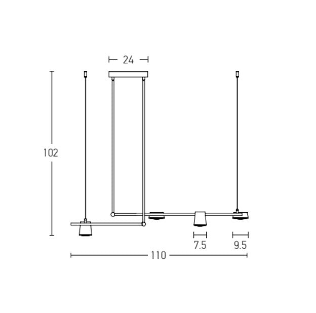 Lampa suspendata MELODY 110