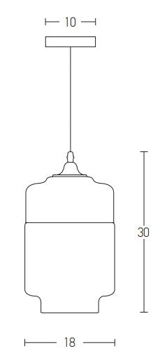 Lampa suspendata VELIN SLIM