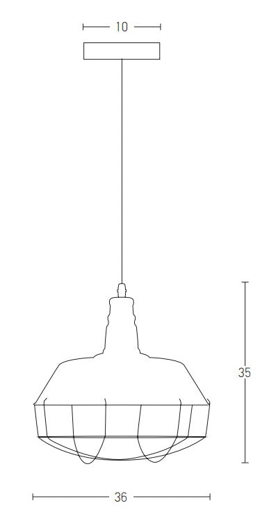 Lampă suspendată GOLF