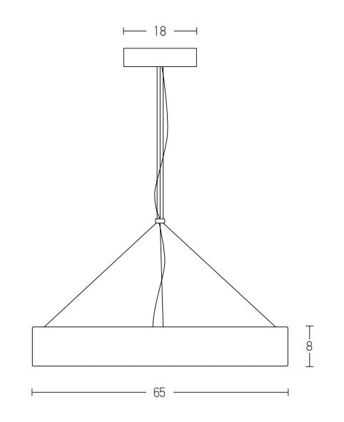 Lampa suspendata PONTORMO