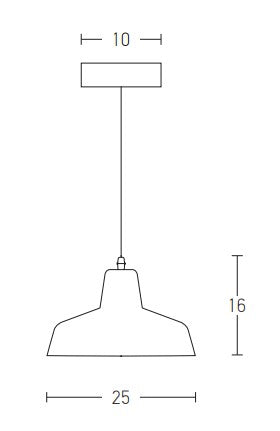 Lampa suspendata CELANO 25CM