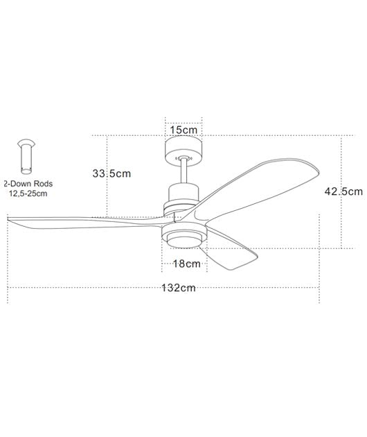 Ventilator de tavan TILDA