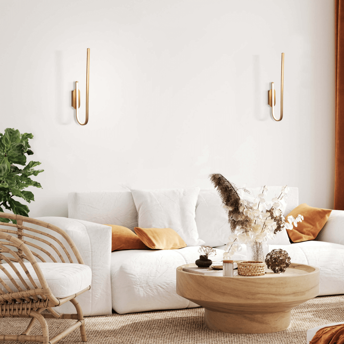 Aplica de perete PRINO GOLD 36W