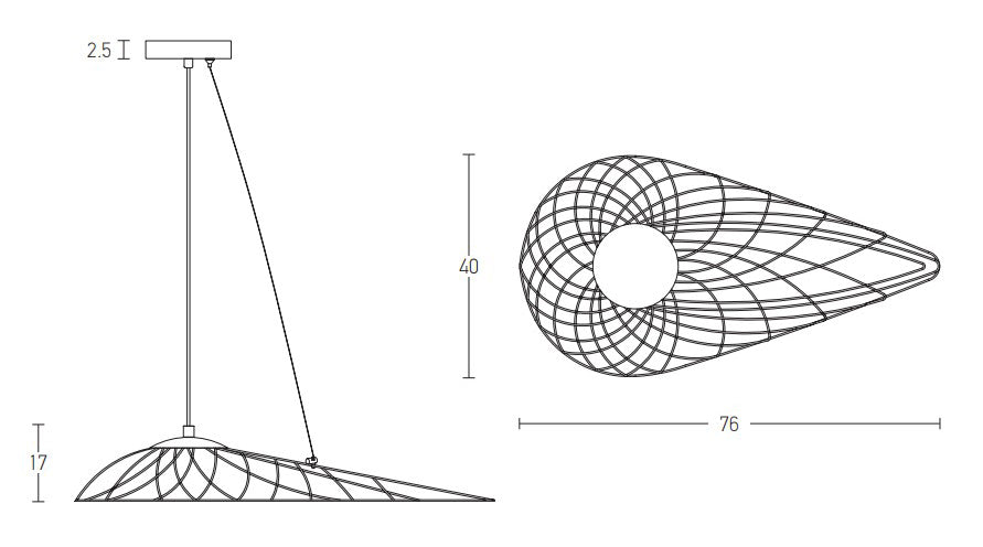 Lampa Suspendata NESTA