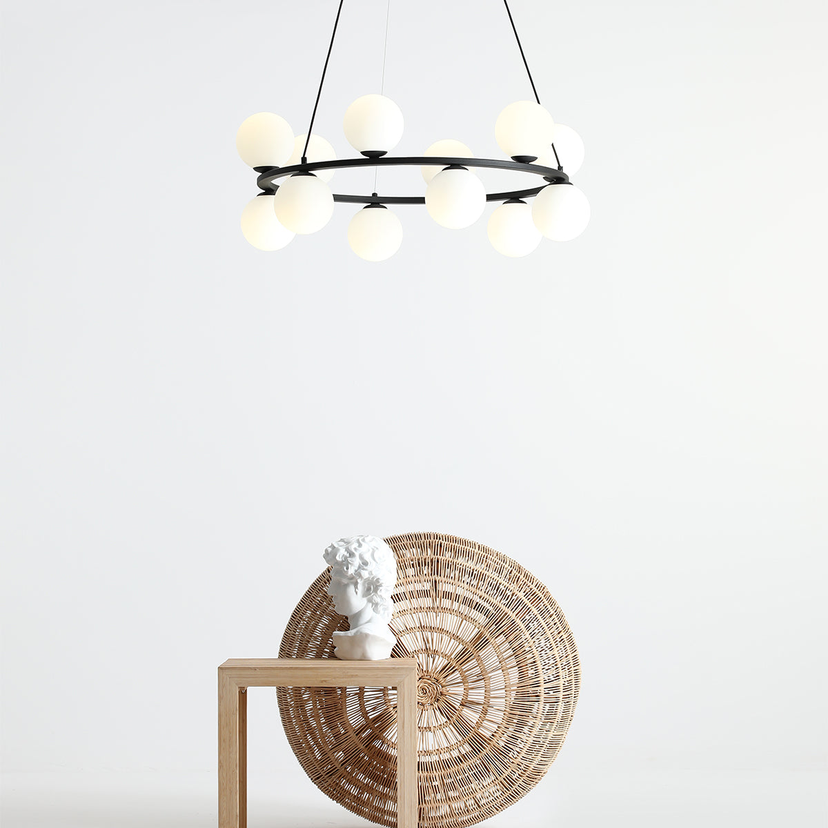 Lampa suspendata JEFRA 12 BLACK