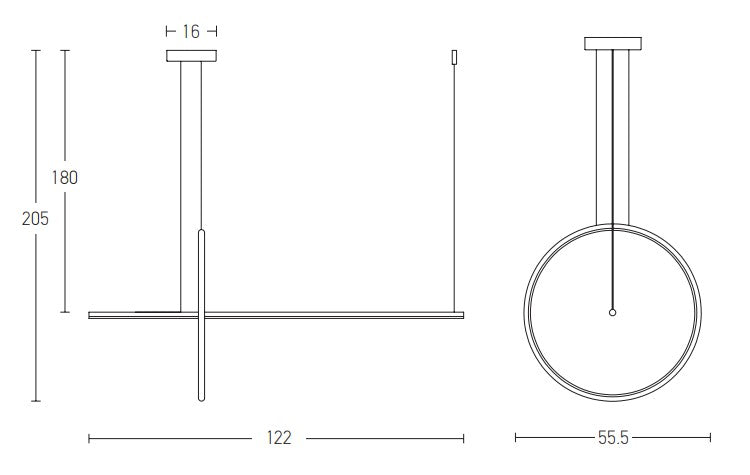 Lampa suspendata LAZORE