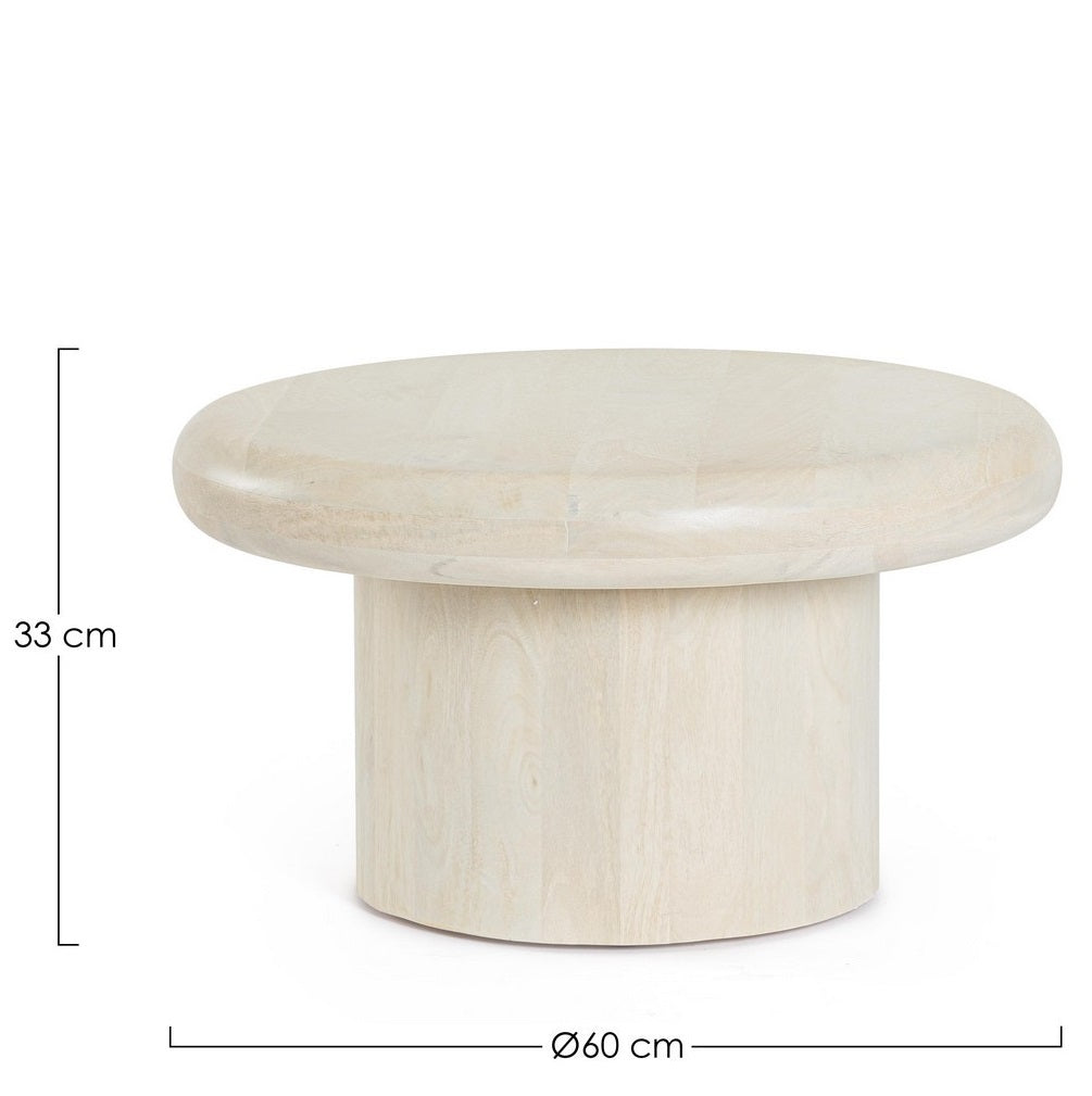 Masuta de cafea LOPEZ NATURAL Ø60 x 33 CM