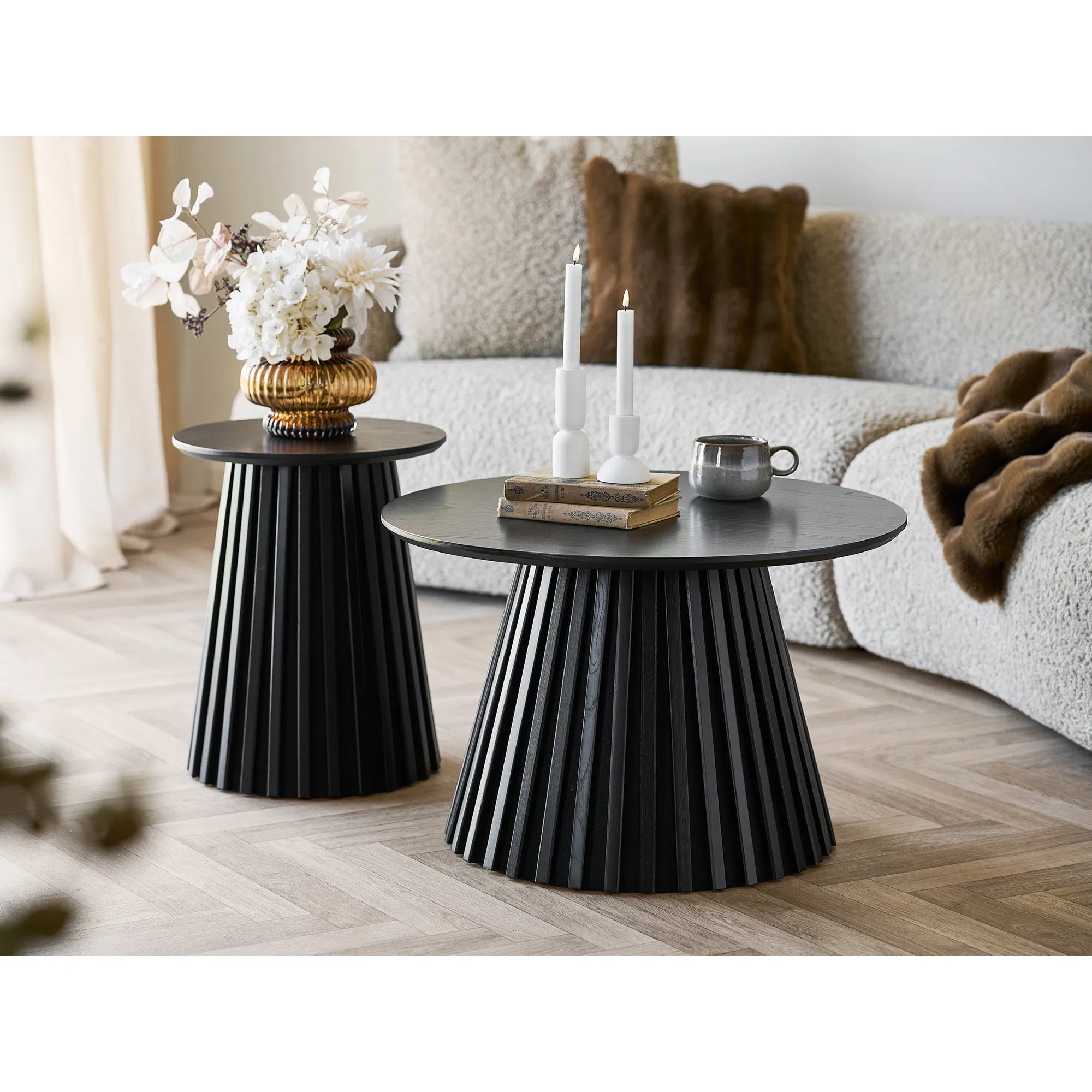 Masuta de cafea CALVENA Ø40 x 50 CM