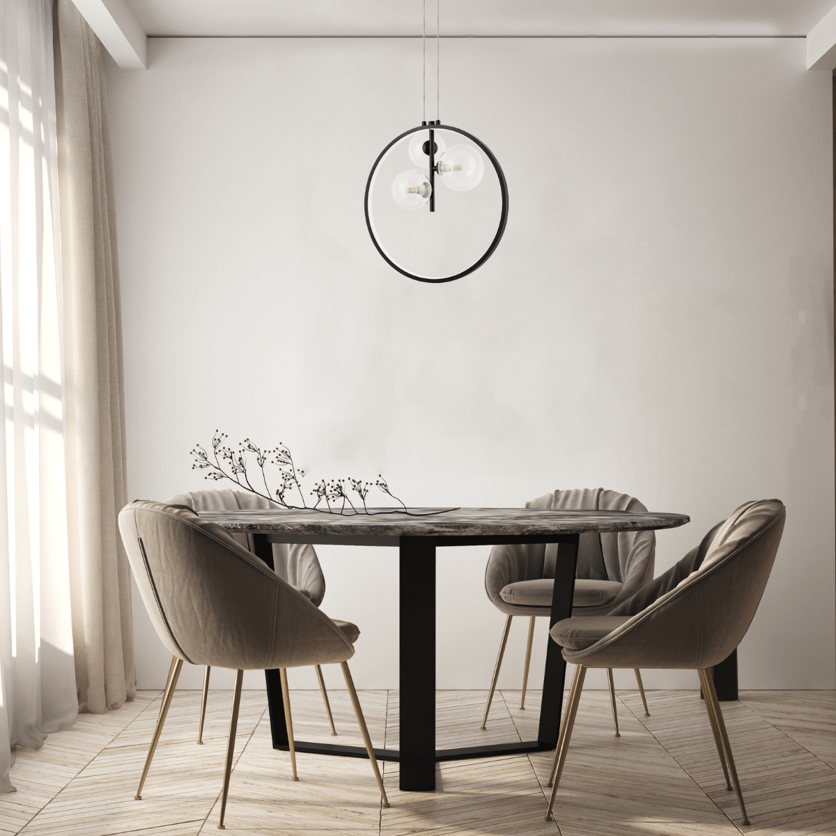 Lampa suspendata dimabila LUCANYS RING