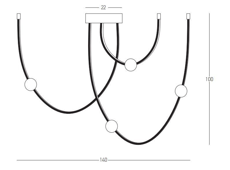 Lampa suspendata CRESTONE