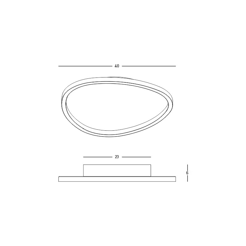 Plafoniera dimabila VIVALSO 29W