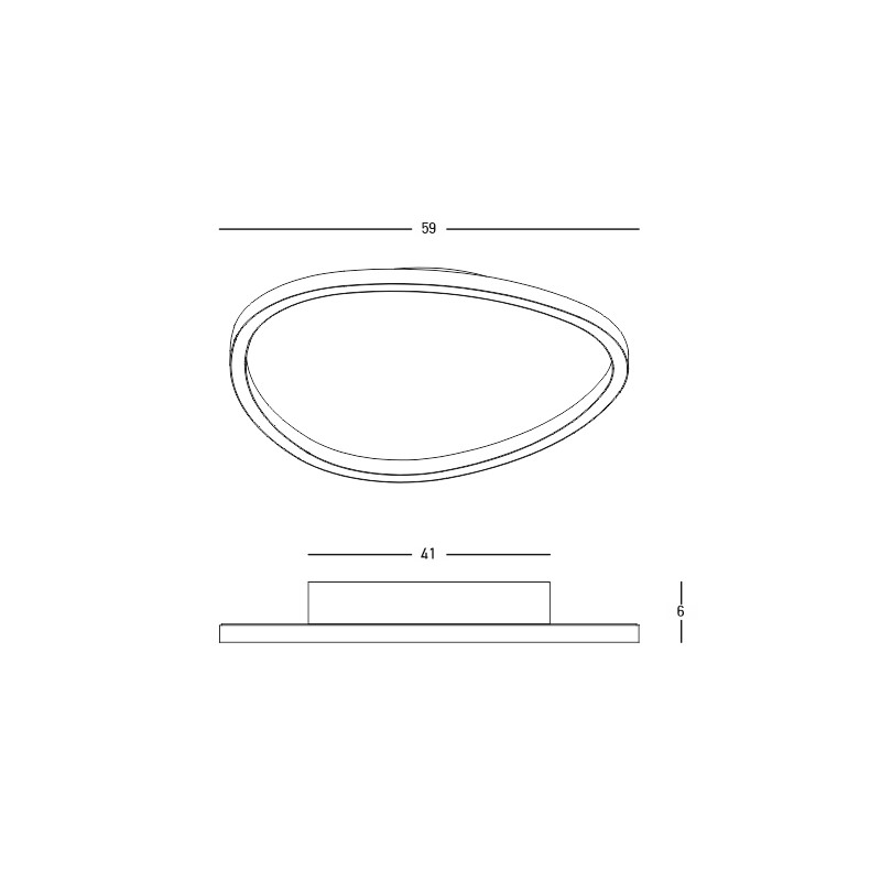 Plafoniera dimabila VIVALSO 39W