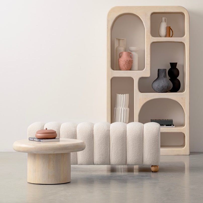 Masuta de cafea LOPEZ NATURAL Ø75 x 40 CM