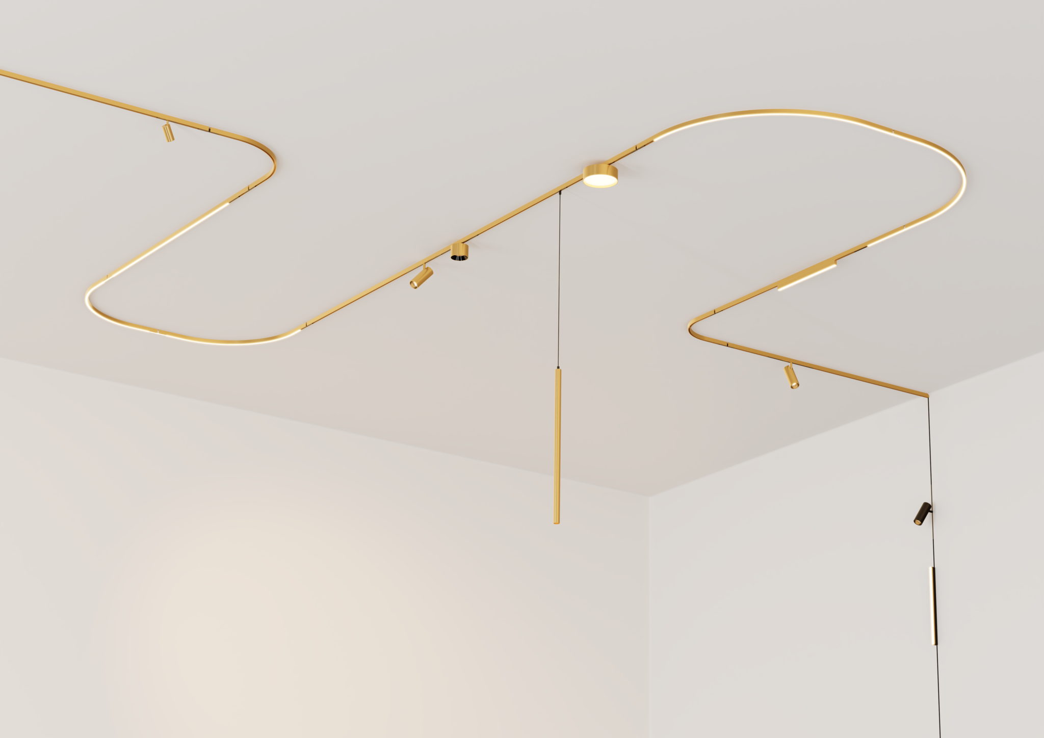 Proiector 24V sina magnetica ultra silm 6MM AGFA 50CM ANTIQUE BRASS