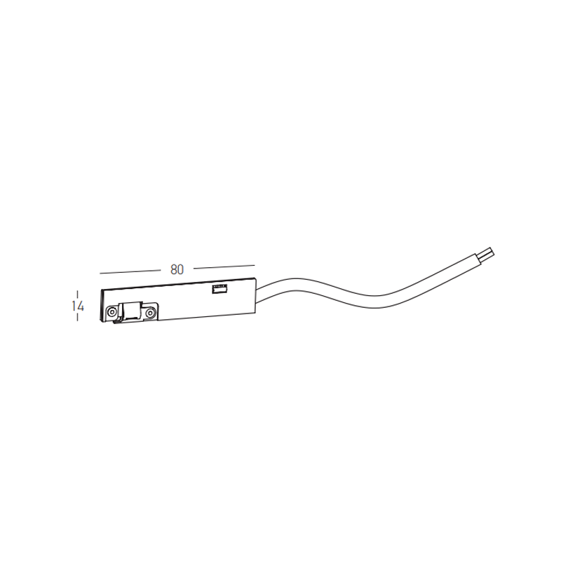 Alimentare 48V sina magnetica ULTRA SLIM 3MM
