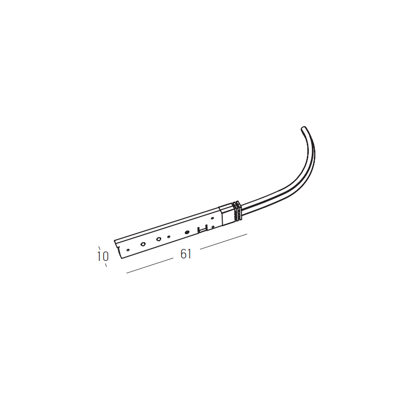 Alimentare sina magnetica ULTRA SLIM 6MM