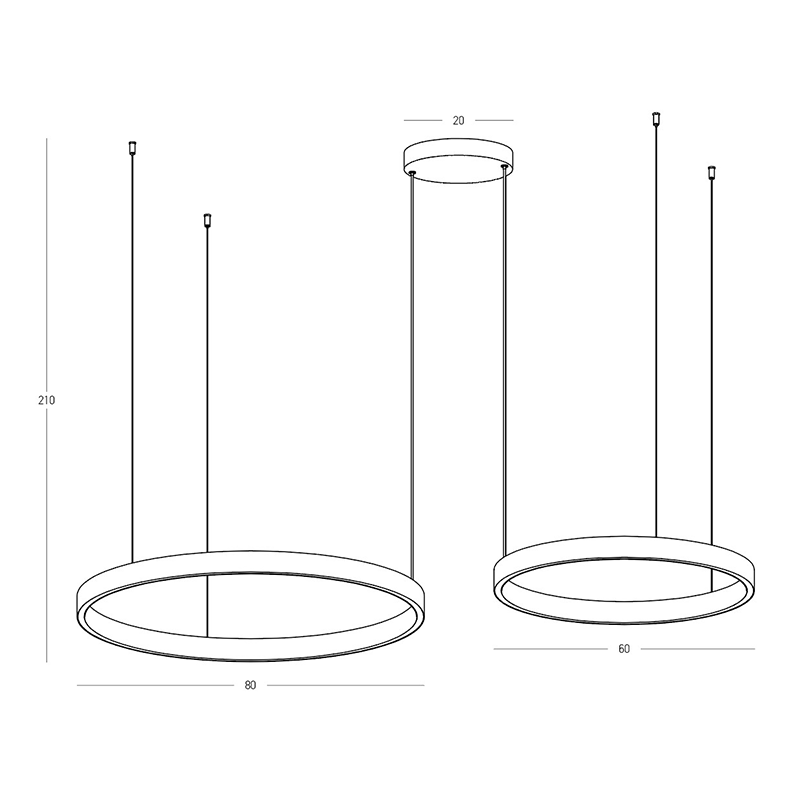 Lampa suspendata ERLAND 118W
