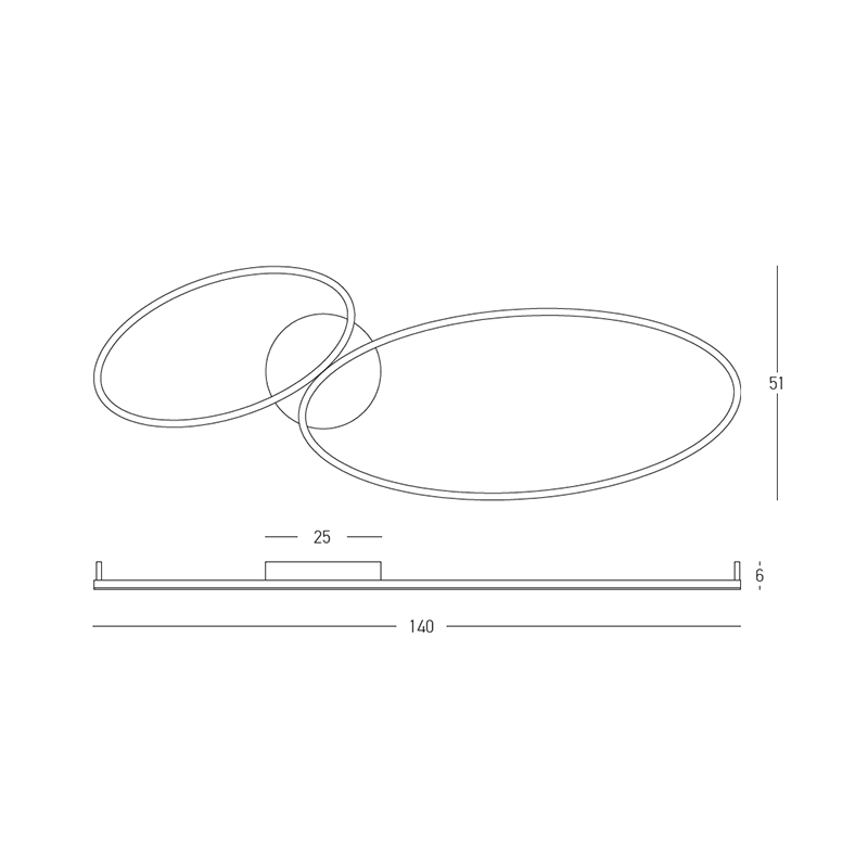 Plafoniera dimabila ARVIONIS